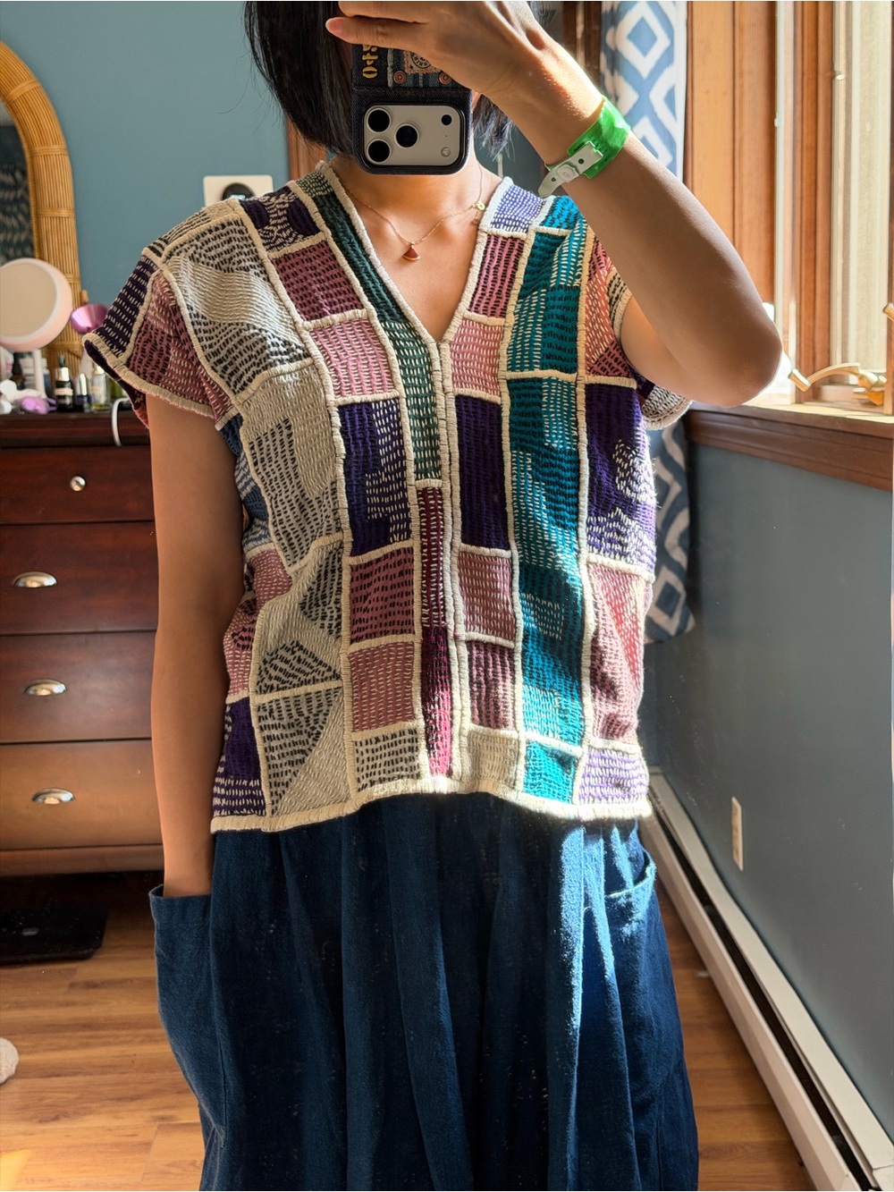 Handmade in Thailand cotton top great condition